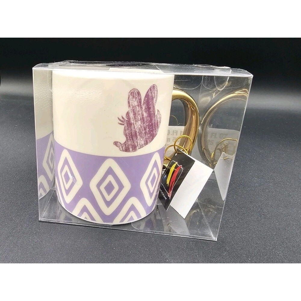 Disney Monogram 84339 Mickey & Friends DAISY DUCK 11oz MUG Cup PURPLE Lavender